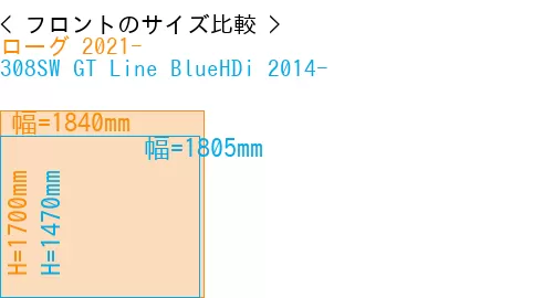 #ローグ 2021- + 308SW GT Line BlueHDi 2014-
